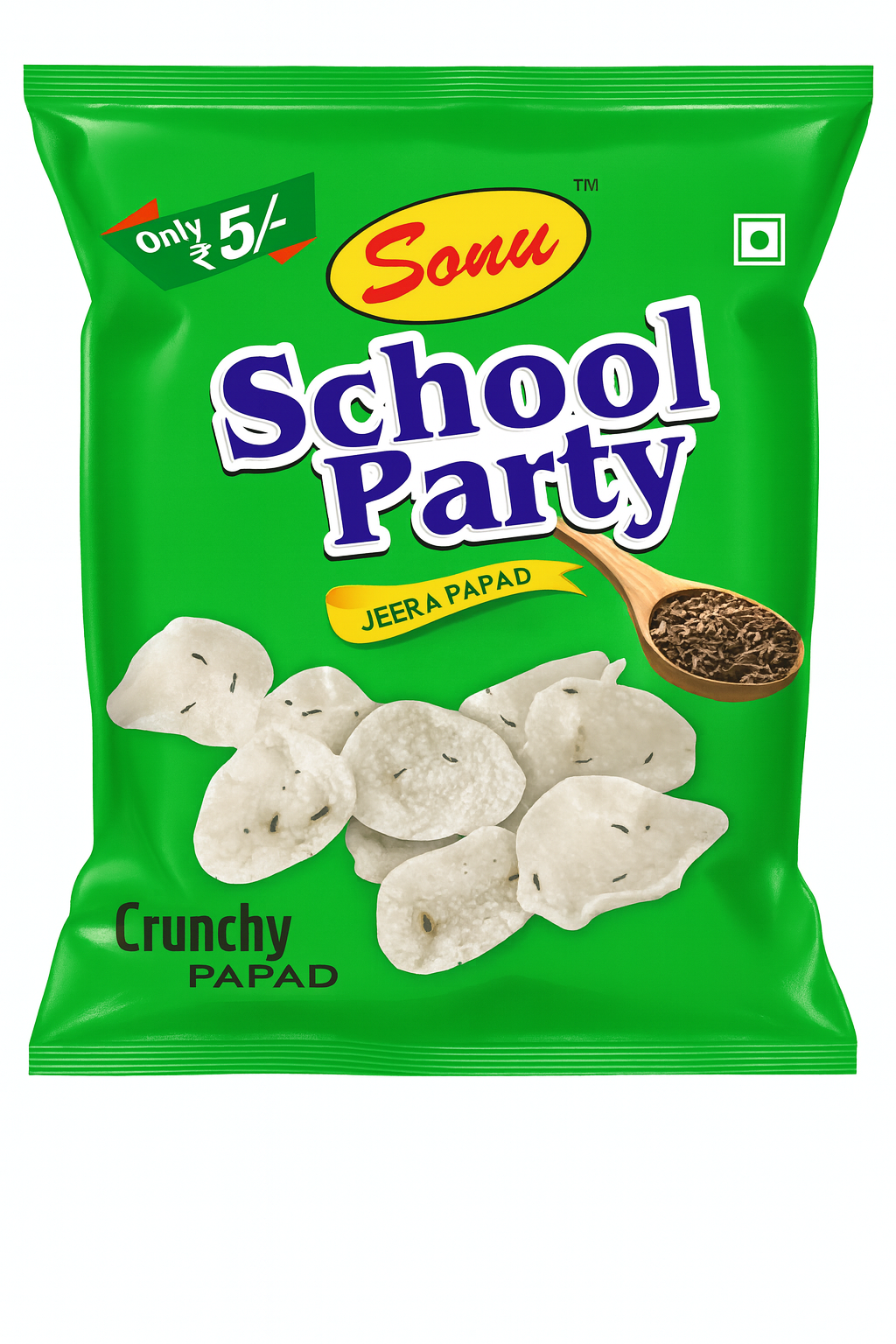 School Party Jeera Papad